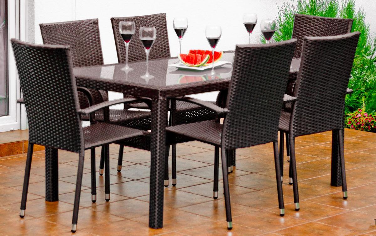 Meble stołowe technorattan Avvicente