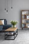 Interstil Apartment stolik kawowy z drewnianym blatem