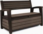 Ławka ze skrzynią Keter Hudson Storage Bench 227L brązowy