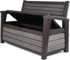 Ławka ze skrzynią Hudson Storage Bench 227L grafitowy