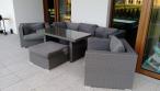 Meble z technorattanu do ogrodu NILAMITO VIII PLUS Grey & Grey