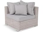 Zestaw wypoczynkowy technorattan LIGURITO IX PLUS Off-WHITE Elite & Taupe