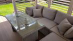 Zestaw wypoczynkowy technorattan LIGURITO IX PLUS Off-WHITE Elite & Taupe