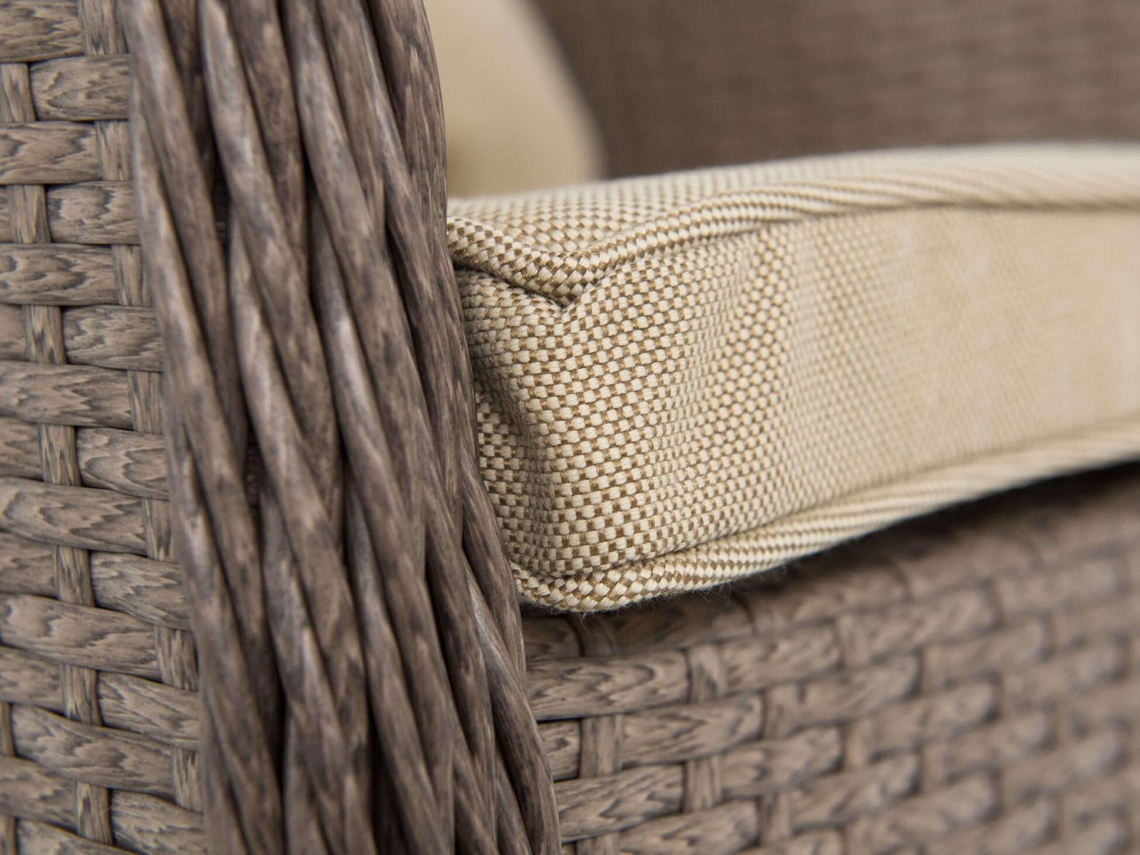 Altito Duo Caffe zestaw technorattan Zebra & Beige - plecionka