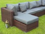Meble wypoczynkowe ogrodowe Ligurito Brown Elite & Grey