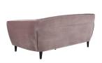 Actona Ria stylowa sofa do salonu welur pudrowy róż