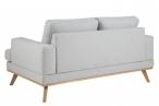 Actona Norwich minimalistyczna jasnoszara sofa
