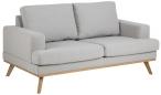 Actona Norwich minimalistyczna jasnoszara sofa