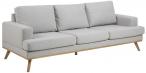 Actona Norwich stylowa jasnoszara sofa do salonu