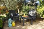 Grafitowy zestaw Rosario Balcony Set