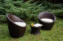 Zestaw ogrodowy Modico Dark Brown technorattan