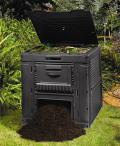 E-Composter kompostownik bez podstawy 470L czarny