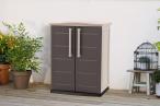 Szafka do ogrodu Boston Base Compact Shed beżowo-brązowy
