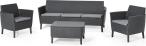 Keter Salemo 3 Seater Set Grafitowy meble ogrodowe ze skrzynią