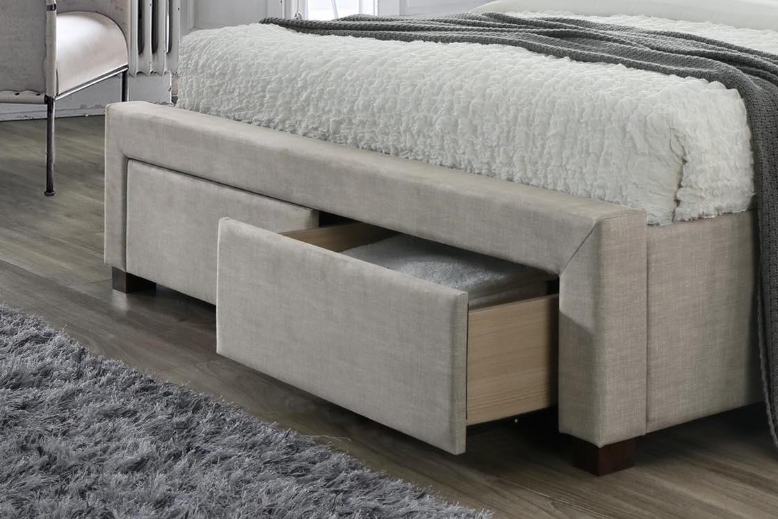 Szuflady łóżka Kayleon beż