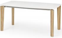 Prosty stół z białym blatem 160cm Weber Halmar