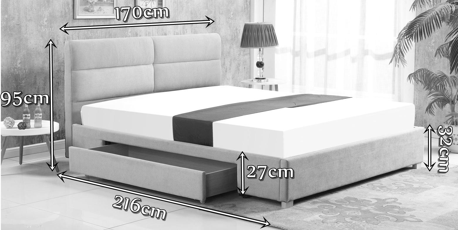 Łóżko Merida Halmar wymiary