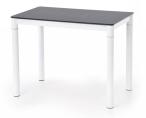 Stolik z czarnym szklanym blatem 100cm Argus Halmar