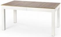 Duży rozkładany stół 160-300cm biały/dąb sonoma Seweryn