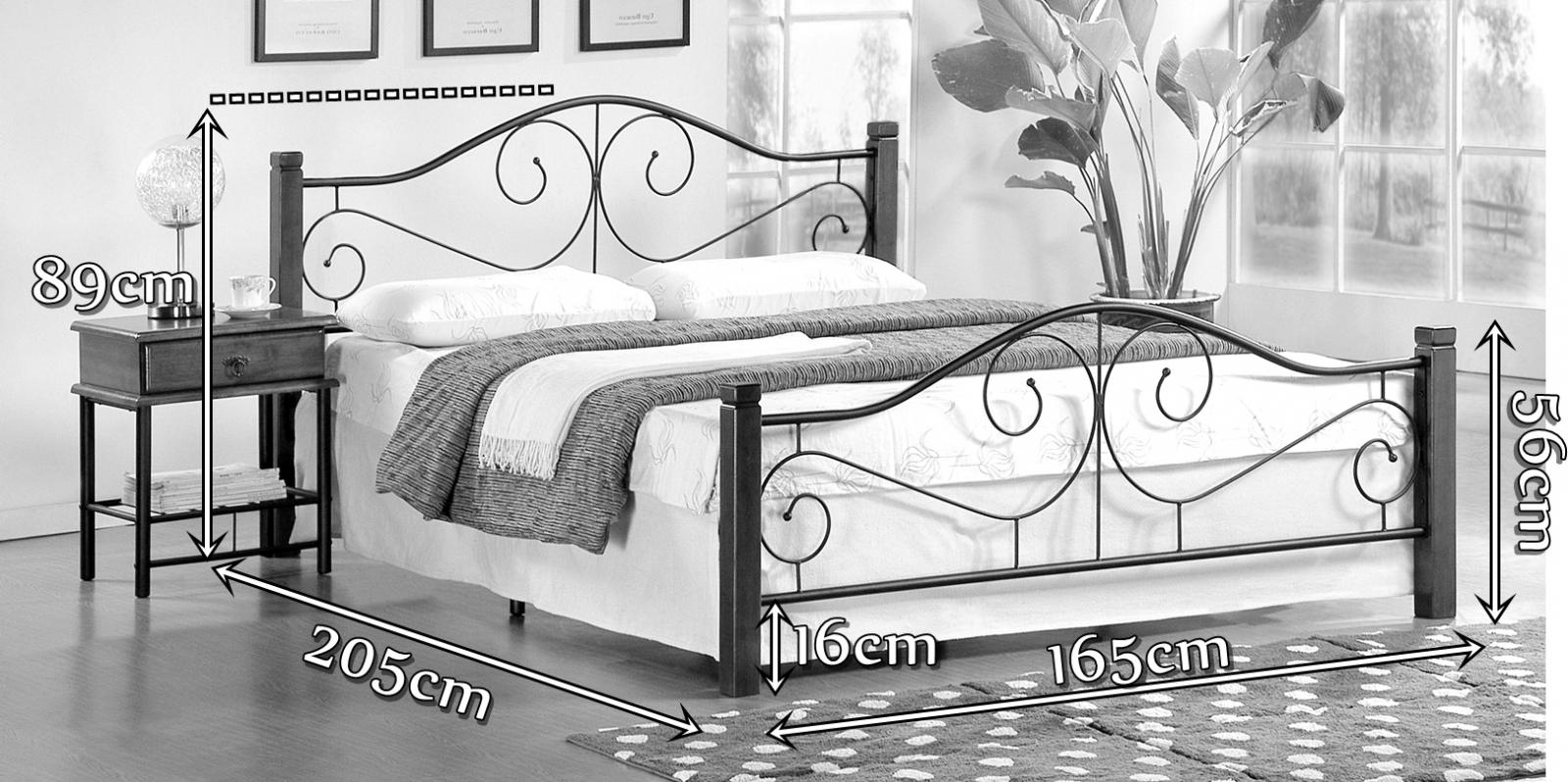 Łóżko Violetta 160cm wymiary