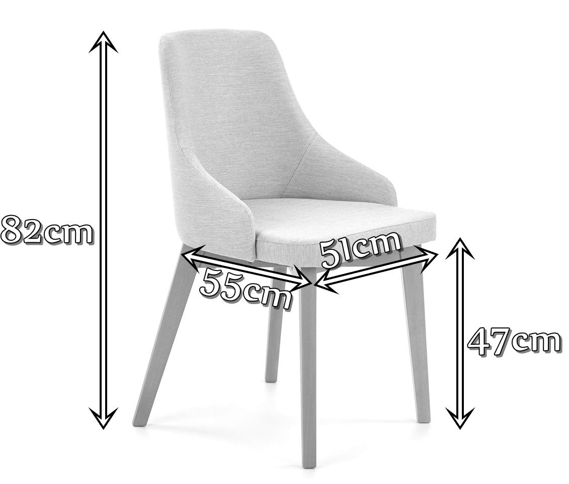 Krzesło Halmar Toledo wymiary