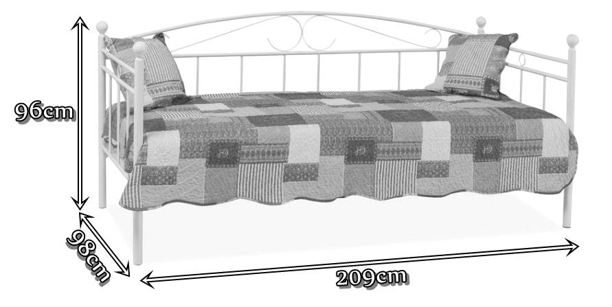 Łóżko Znkara wymiary