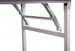 Stół konferencyjny modułowy 160x80 orzech - stelaż szary