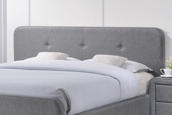 Nowoczesne łóżko z zagłówkiem