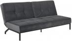 Actona Perugia rozkładana sofa tapicerowana szarym aksamitem