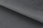 Actona Perugia rozkładana sofa tapicerowana szarym aksamitem - frontem