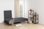 Actona Perugia rozkładana sofa tapicerowana szarym aksamitem