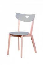 Szare krzesło skandynawski design Peppi Halmar