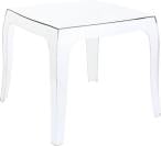 Siesta Queen Clear Transparent Stolik