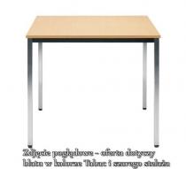Stół konferencyjny SIMPLE 80x80 tabac