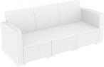 Biała sofa ogrodowa Siesta Monaco 3