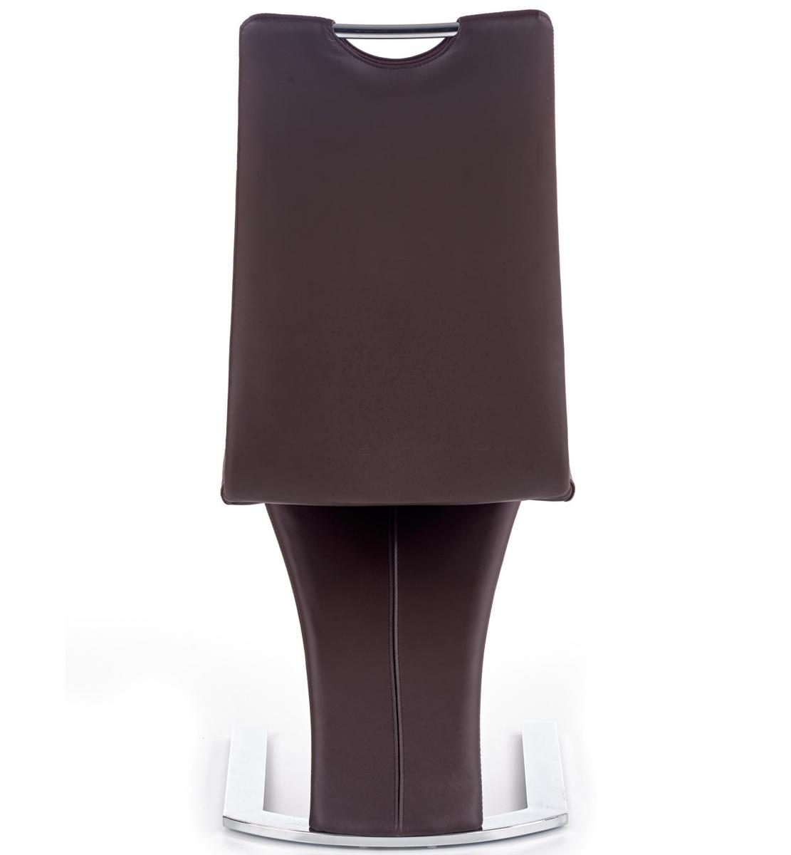 Nowoczesne krzesło na płozie z wysokim oparciem K188