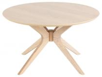 Stolik kawowy Duncan okrągły na designerskiej podstawie