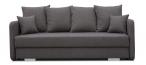 Szara rozkładana sofa do salonu Ivet front