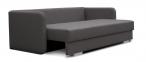 Szara rozkładana sofa do salonu Ivet rozkładanie