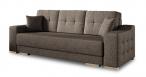 Rozkładana sofa do salonu Cypis brązowa