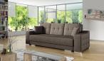 Rozkładana sofa do salonu Cypis brązowa