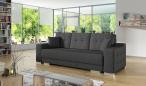 Rozkładana sofa trzyosobowa szara Cypis
