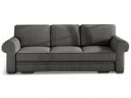 Szara sofa trzyosobowa do salonu Bukiet