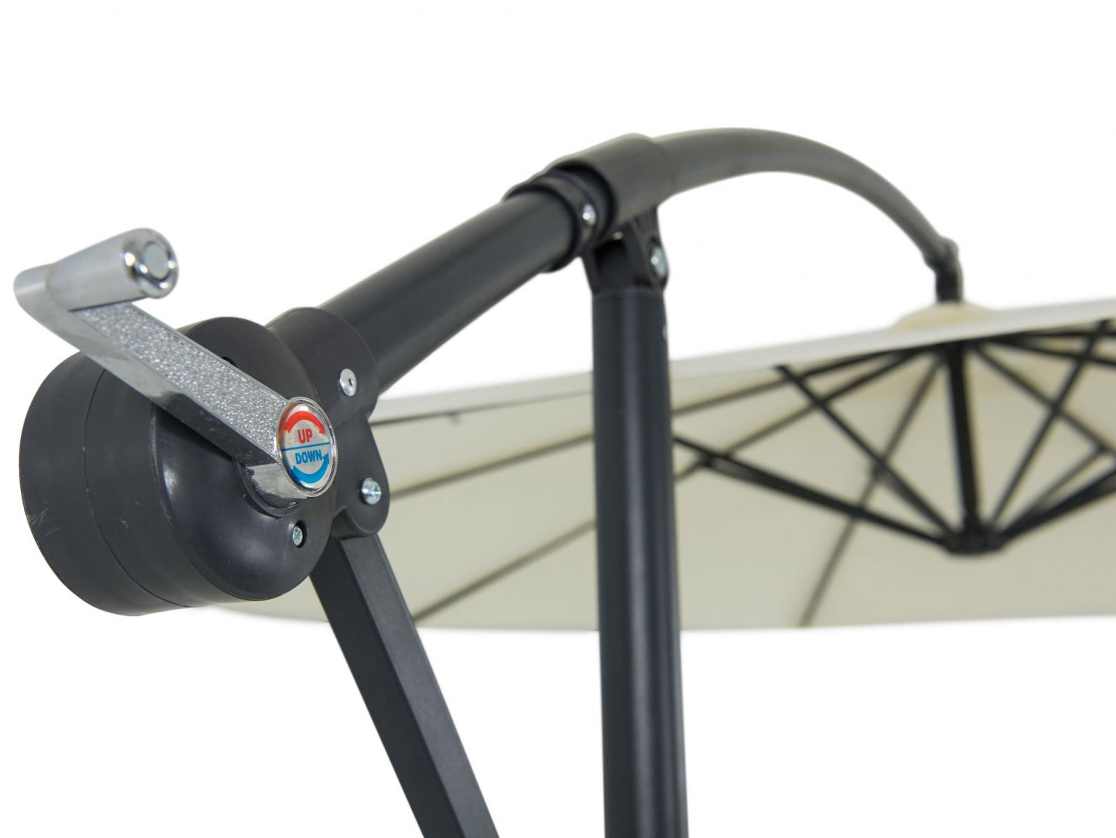 parasol ogrodowy na wysięgniku Lado - korba