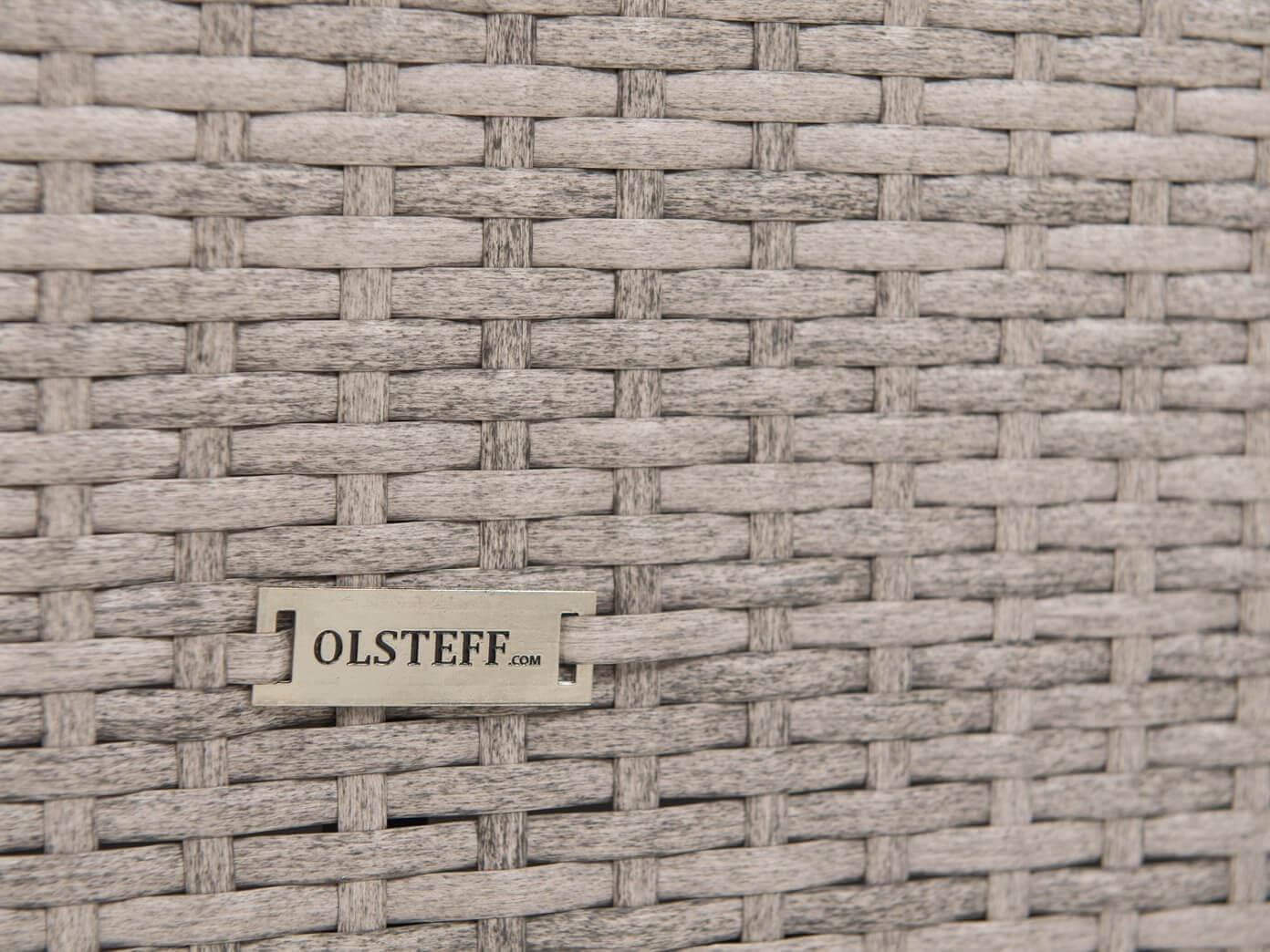 plecionka jasnoszara technorattanowa