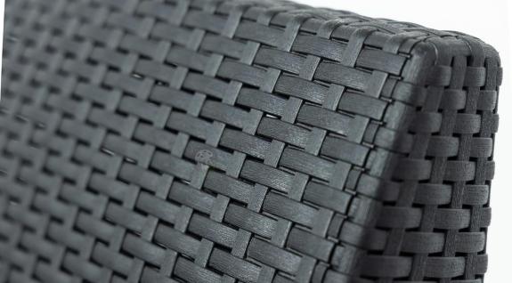 grafitowa plecionka zestawu ogrodowego