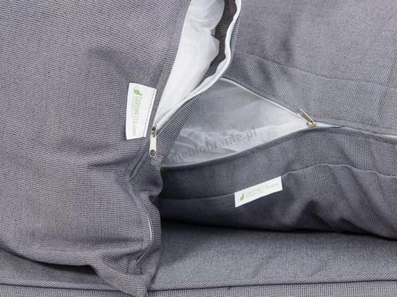 ciemnoszara poduszka ogrodowa