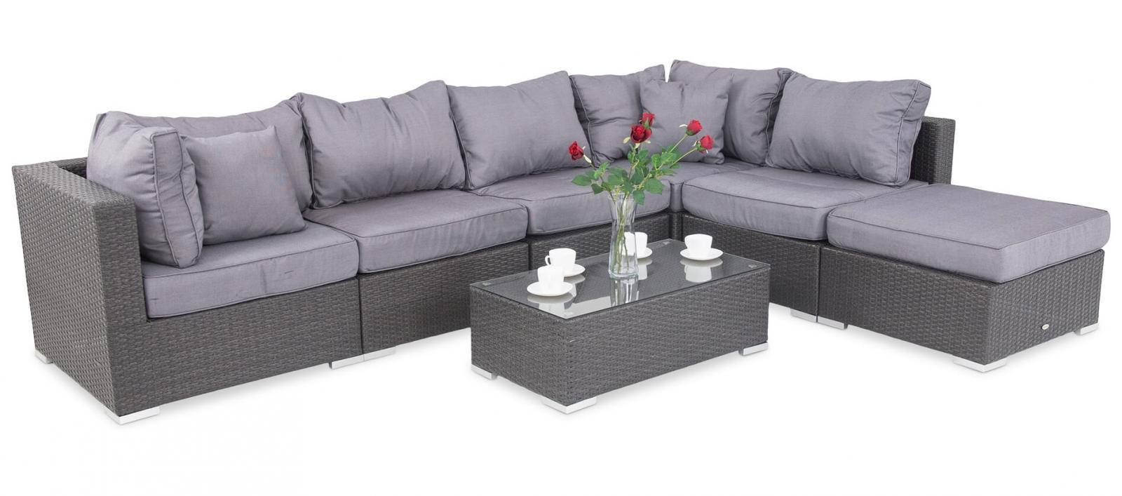 meble modułowe z technorattanowu