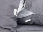 Ciemnoszare meble z technorattanu do ogrodu Nilamito IX Anthracite & Blue Grey