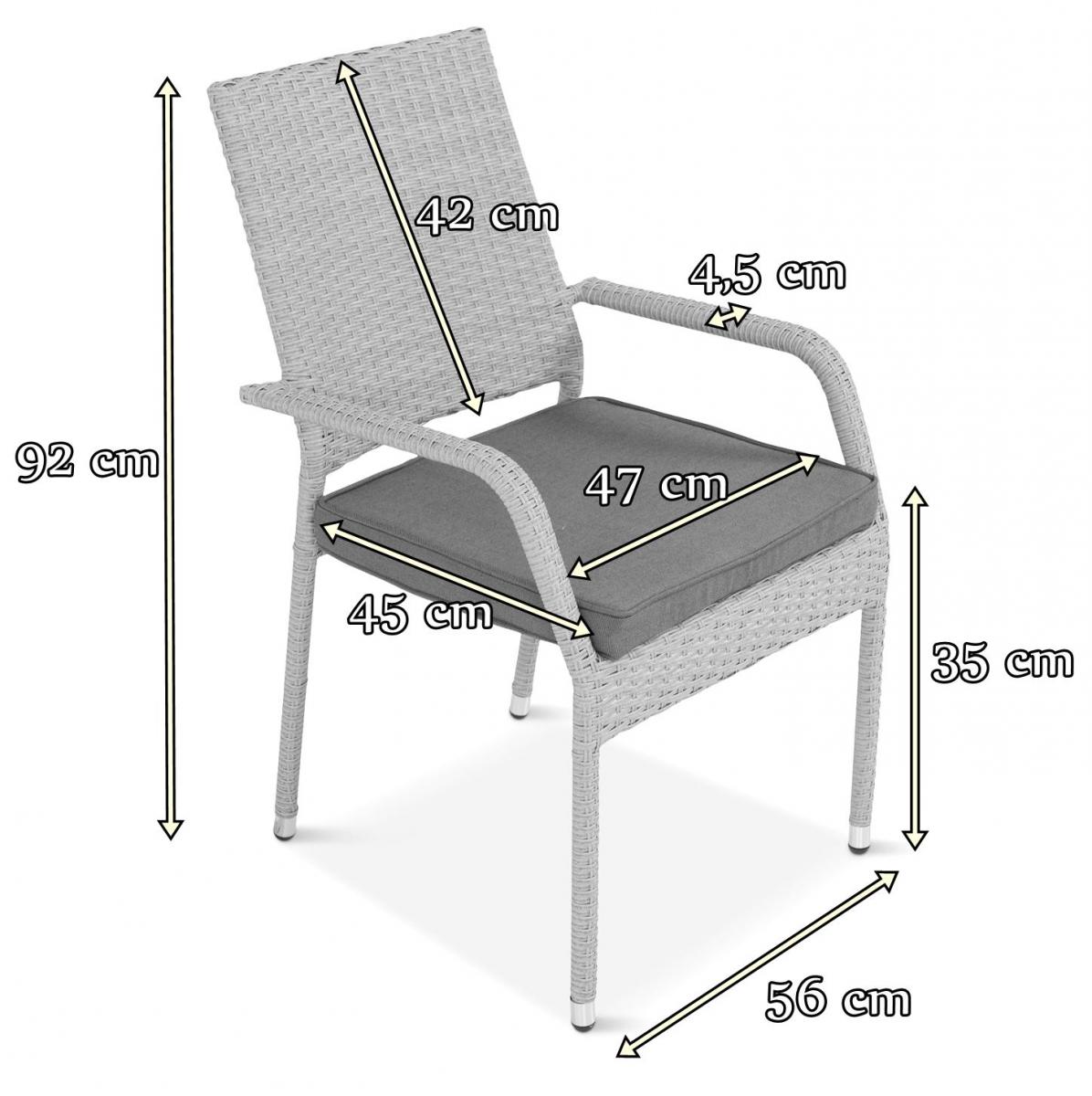 Krzesło lautaro- wymiary